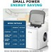 Hicon Ice Maker With handle and double buttons White HZB-16M ماكينة صنع مكعبات الثلج