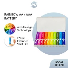 بطاريات xiaomi AAA rainbow batteries 10 count