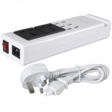 6 Port USB Desk Charger With 2 AC Ports for Charging Multiple Mobile Phones