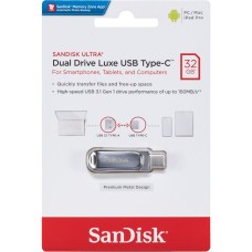 SANDISK ULTRA DUAL DRIVE LUXE USB TYPE C 32GB